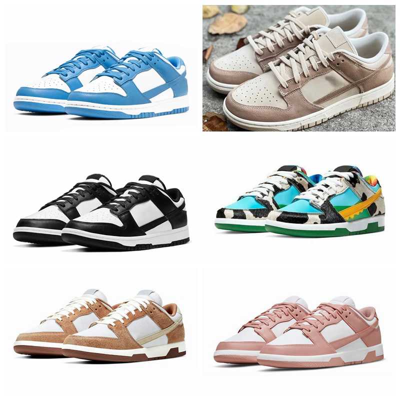 

Dunks Low Mens Womens Designer Shoes sandrift sand drift Orange Purple Lobster Triple Pink Black And White Panda Unc Fog Grey Size 13 Chunky Dunky Mens Sneakers
