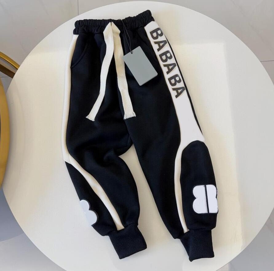 Kids Designer Trousers Fashion Letters Print Children Pants Long Trousers Legging Cotton Baby Boys Girls Pants-image-764371141