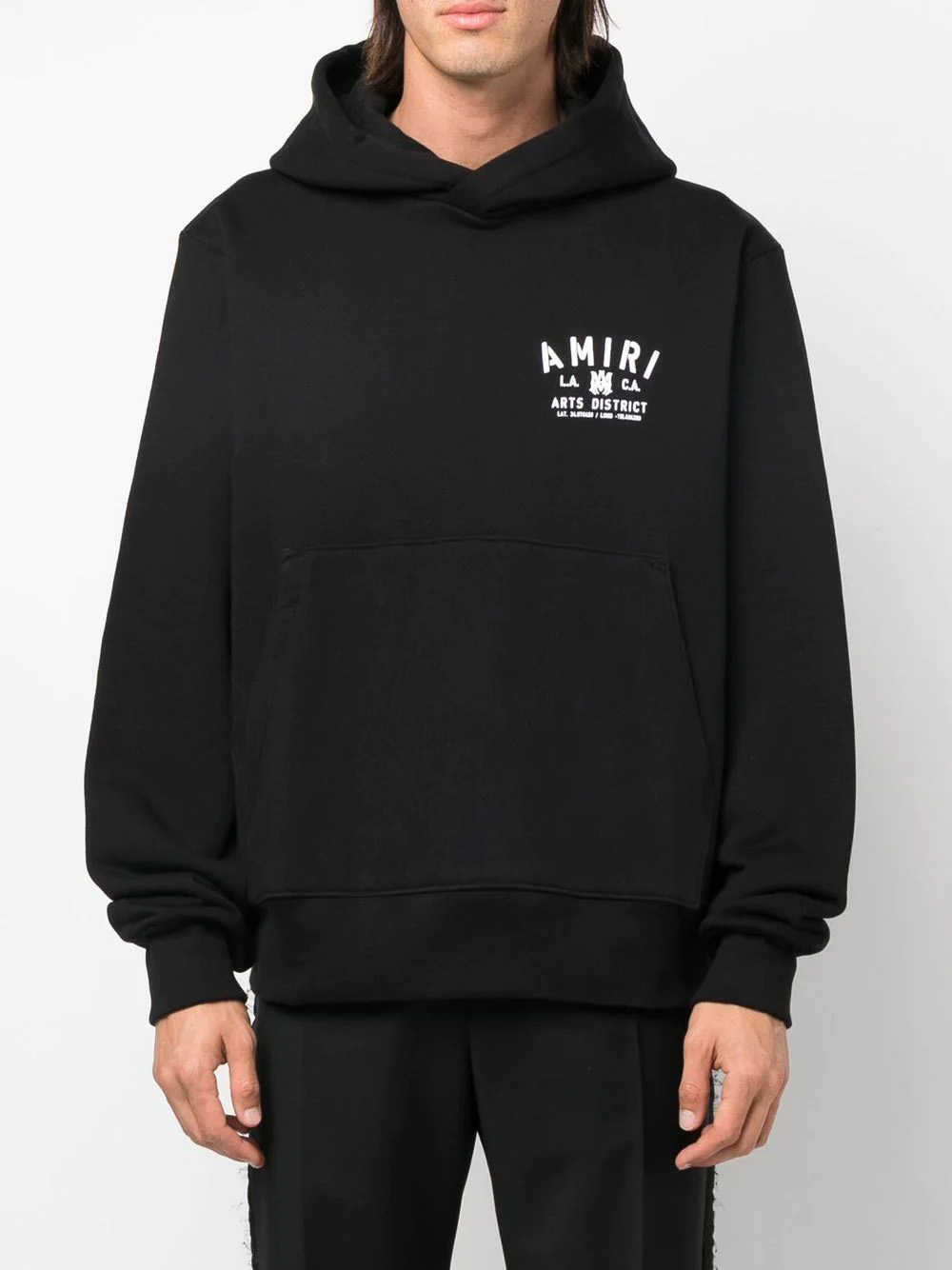 

Designer Clothing Sweatshirts Hoodies Amiiri Arc-shaped Printed Hoodie with Plush Thickened Oversized Trendy Brand Pullover Coat High Street Trendy Couple, Shipping fee