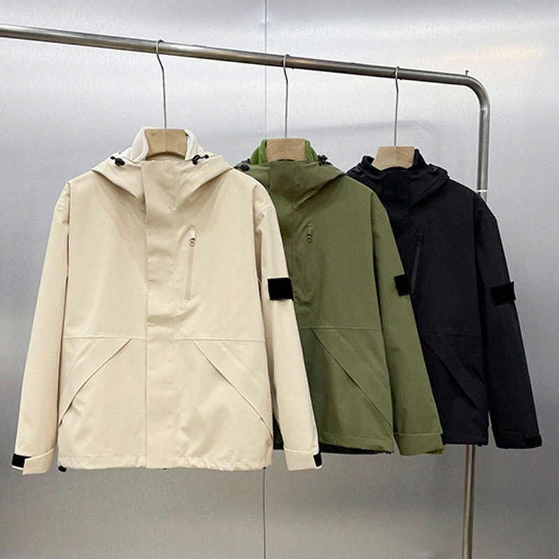 men's jacket designer coat autumn windproof hooded jacket lightweight casual wear zipper long sleeve design windbreaker jacket classic patte