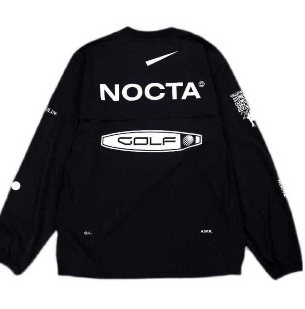 

Mens Hoodies US version 2023 nocta Golf 2022 co branded draw breathable quick drying leisure sports T-shirt long sleeve NEW round neck summer, Milky white