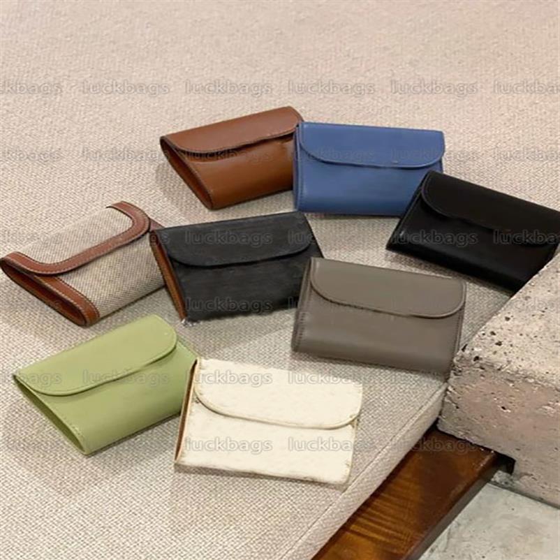 

Small Wallet Triomphe Shiny Calfskin Luxury Designer Canvas Card Holder Metallic Snap Button Closure Womens Purse Gold Finishing F318W