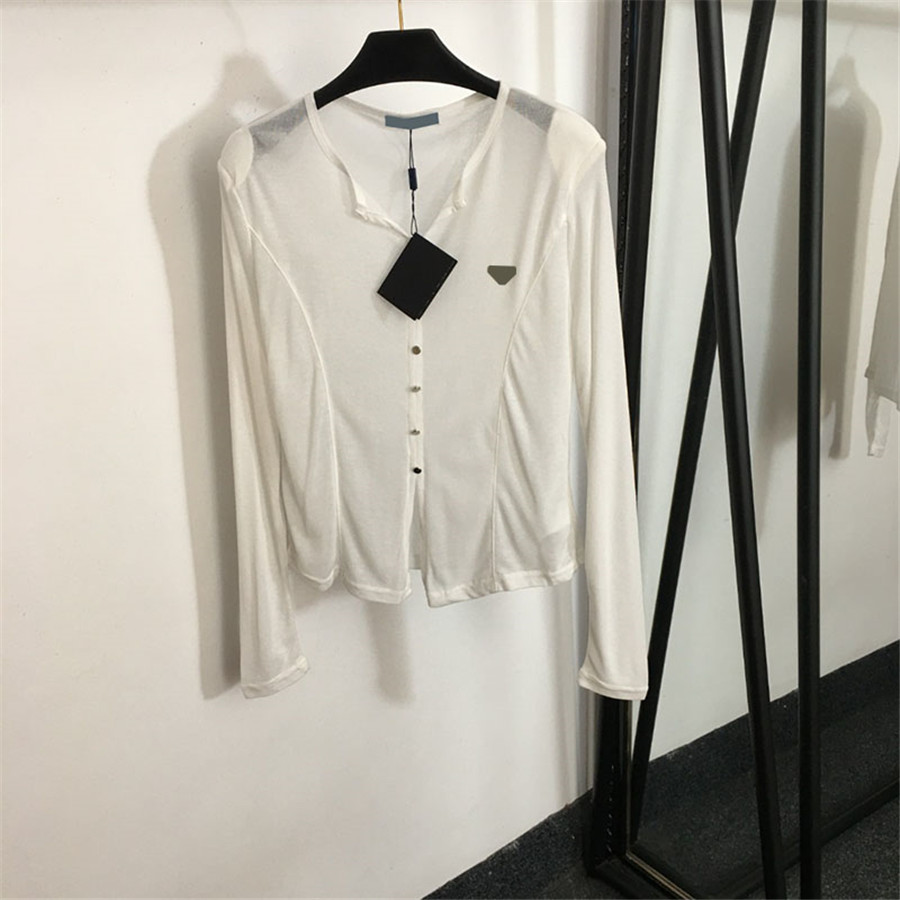 Cardigan transparent à manches longues pour femme, manteau, pull à boutons, veste élégante, tricot, automne et printemps