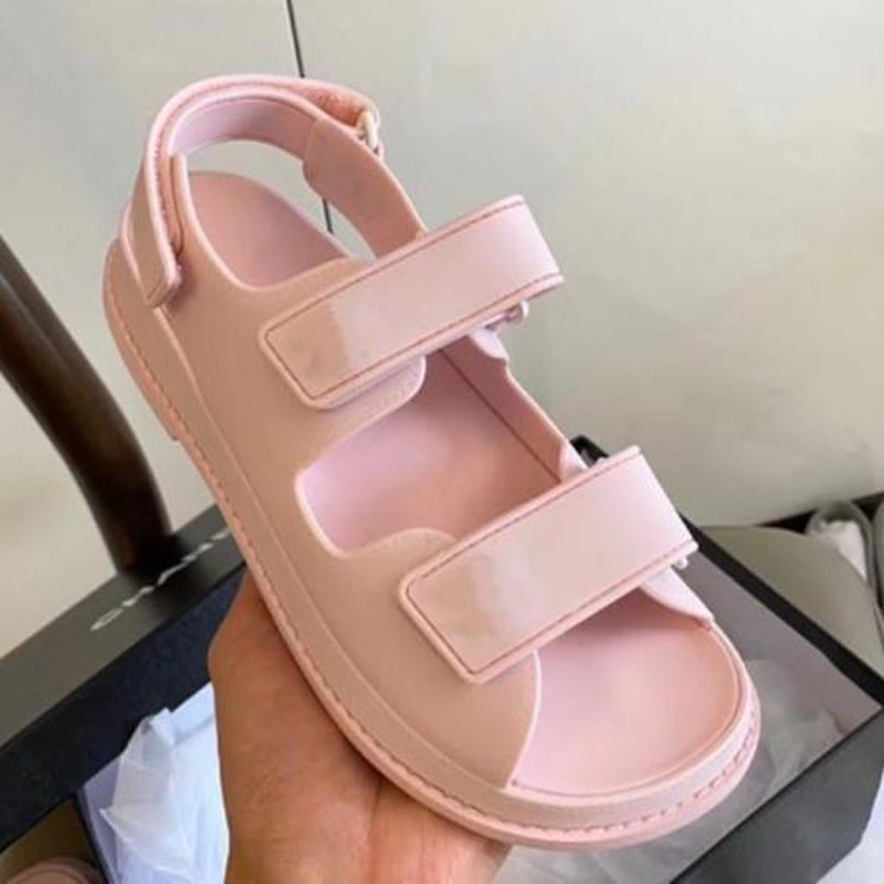 

Sandals Summer Leisure Women's Designer Wedding Date Holiday Travel Fashion Letter Printing Waterproof And Breathable 12 Colors