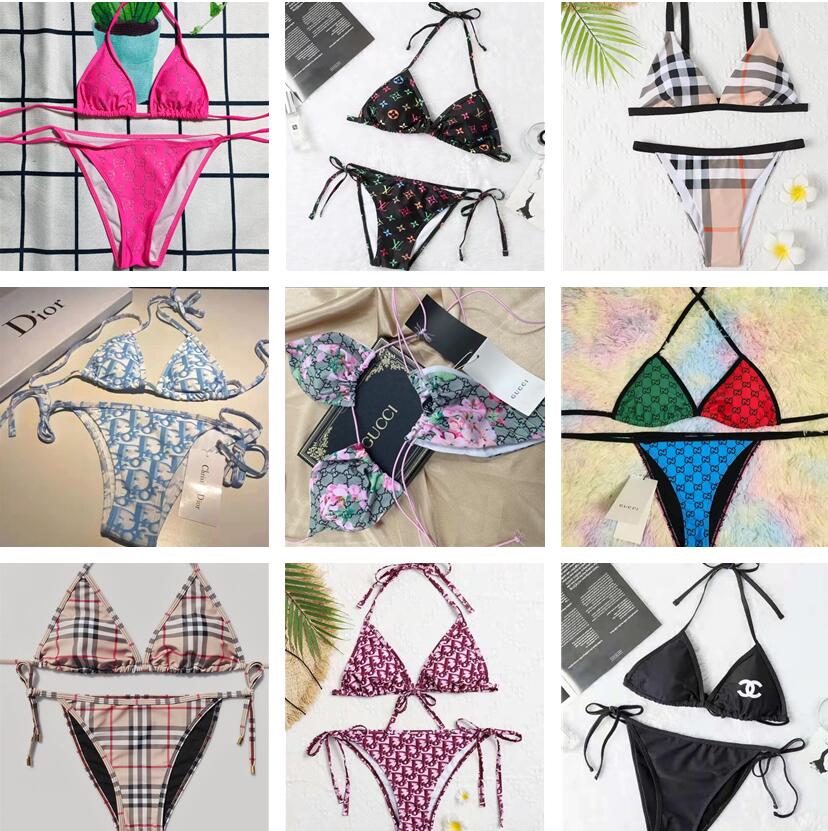 

Womens Designers Bikinis Sets Clear Strap Shape Swimsuits Ladies Bathing Suits Swim Wear Beach Woman Swimwears Biquini Mixed Luxury brands swimwear Underpants, Image color