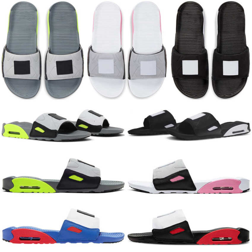 

Discount 9 O Slides Slippers for Men Women Designers Pantoufle White Black Volt Designers Summer Flat Beach Sandals, #4 game royal red 40-45