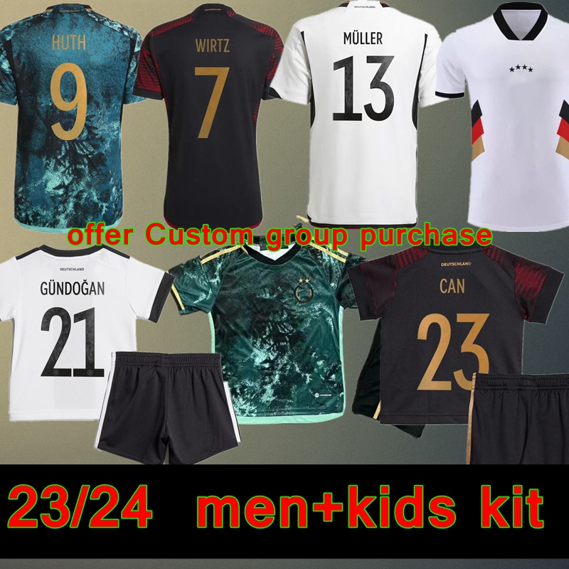 

22 23 24 Germanys Soccer Jerseys 2023 2024 Fans Player version MEN KIDS KIT WOMEN 2023 KROOS MULLER REUS Football shirts T FULLKRUG MUSIALA GNABRY 22 23 sleeve uniform, Gk