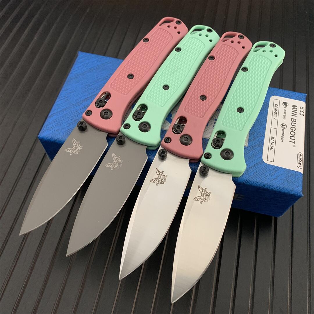 

14Models BENCHMADE Mini Bugout 533 AXIS folding Knife Graphite handle S30V blade outdoor camping EDC BM 940 BM781 810 BM3300 C07 C81 535 533-2 533BK-1 Utility Knifes