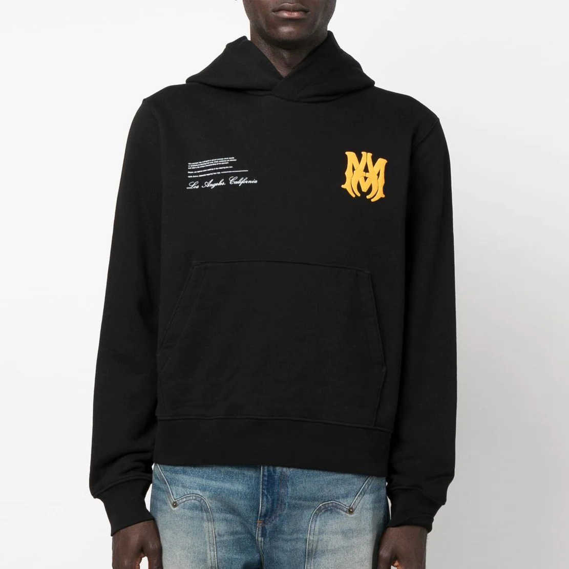 

Designer Clothing Sweatshirts Hoodies Amiiri Alphabet Numeric Printed Hooded Sweater with Plush Thickened Large Fashion Brand Pullover Coat High Street Fashion, Shipping fee