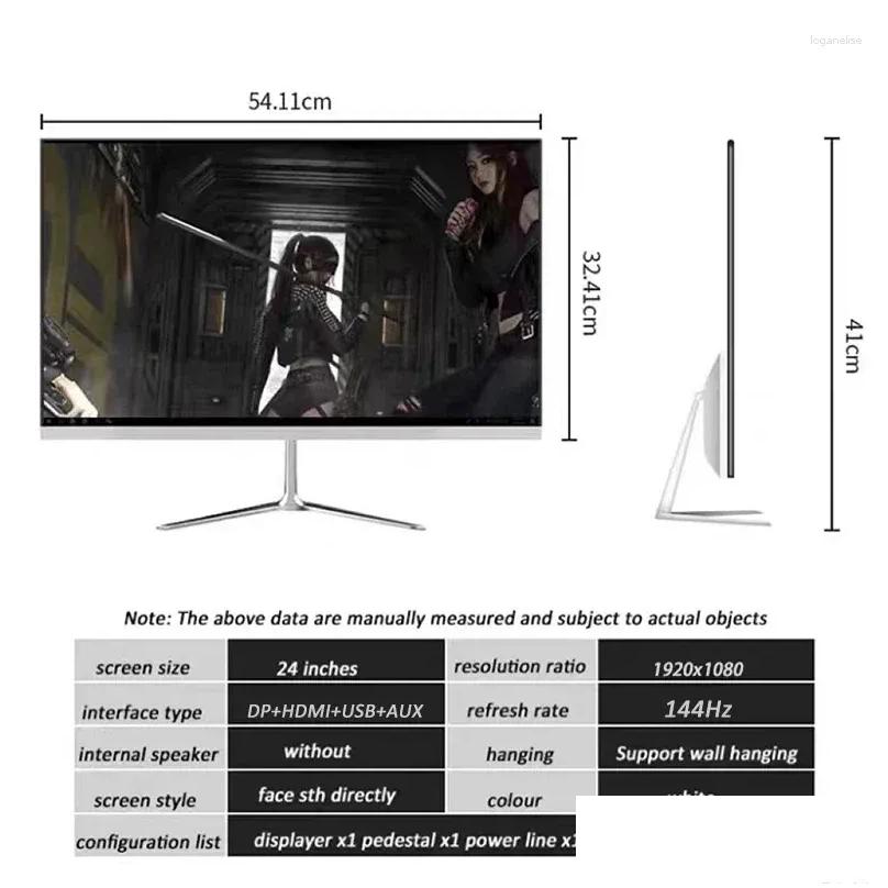 Inch IPS 144HZ 1MS FHD 1920 1080 Slim Ps4 LCD Computer Game Monitor Athlete Chicken Screen