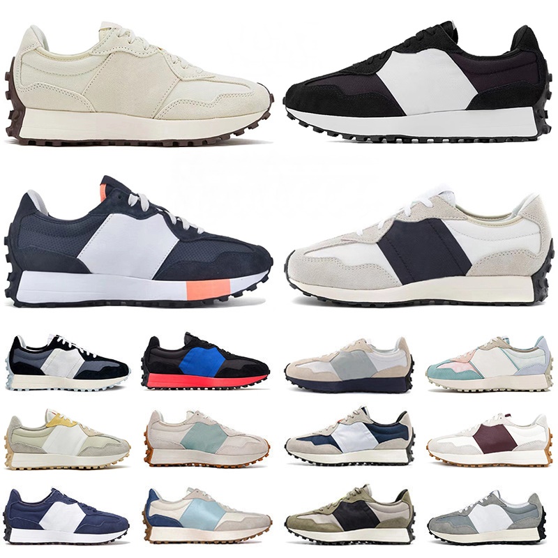 

Designer N327 running shoes 327 women mens leopard print designer sneakers blue fashion men women skateboard white Navy blue light camel white grass green sea casual, 35
