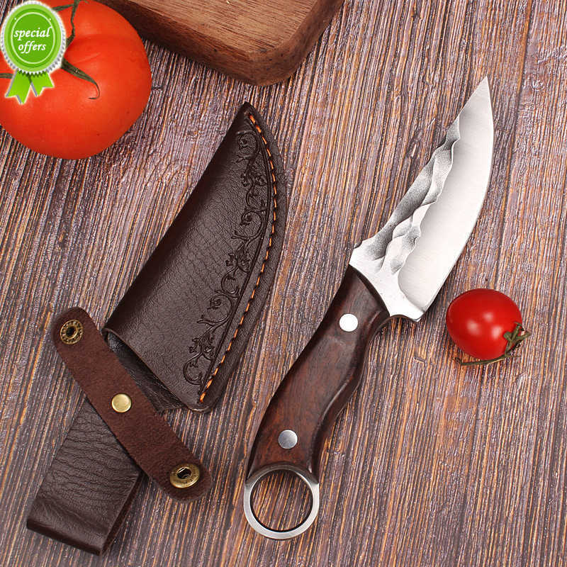 

New Boning Knife Kitchen Knife 5cr15 Stainless Steel Meat Cleaver Fruit Knife Butcher Knife Outdoor Portable Camping Knife