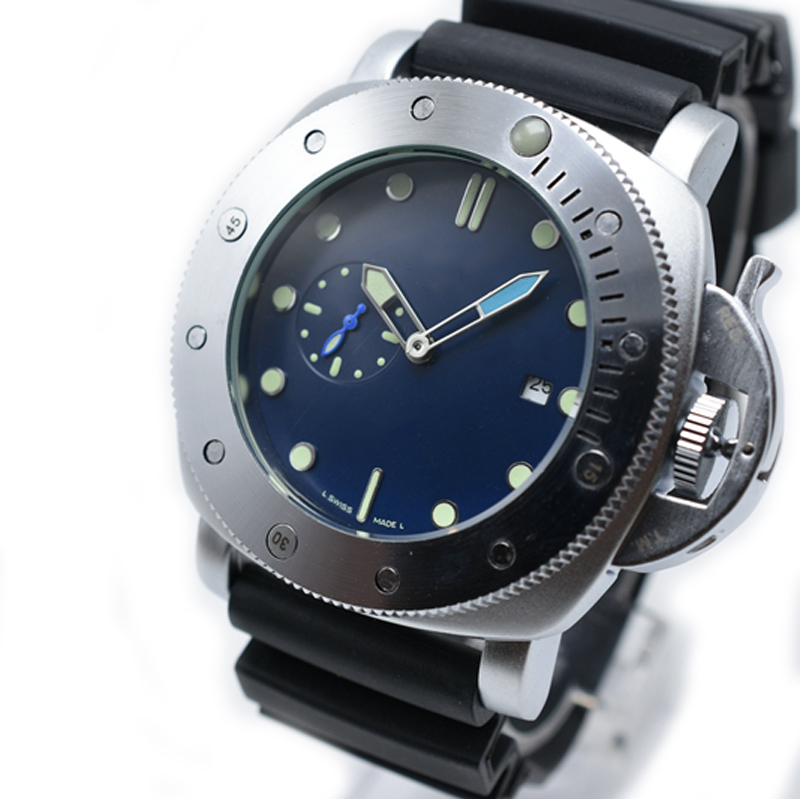 Business fashion casual men&#039;s watch, military design rubber 42 mm large dial quartz watch.-image-861193744