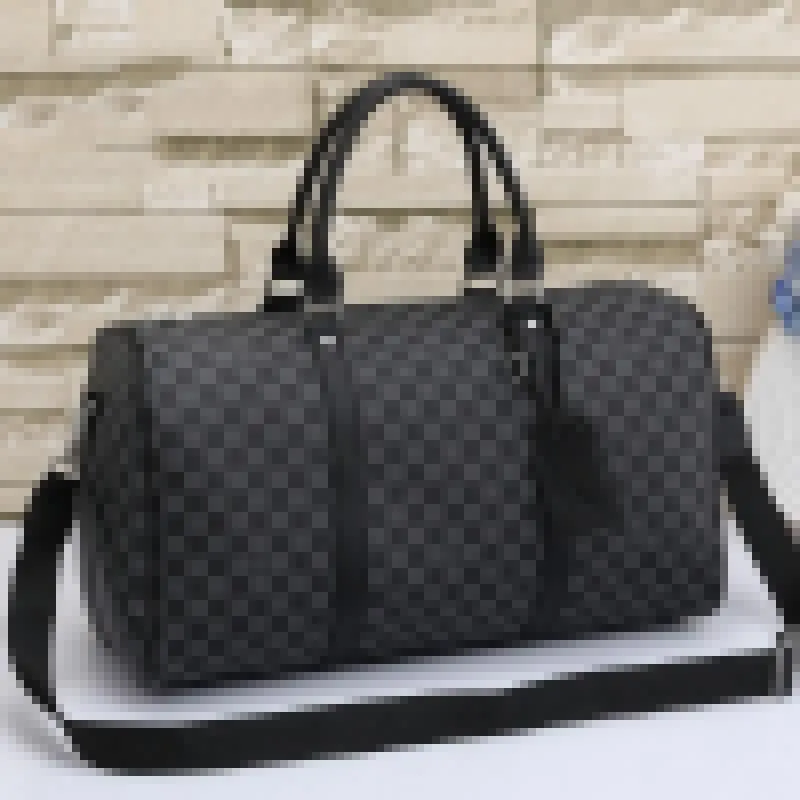 

Travel Duffle Bag Classic Casual Tote Fashion travel bag keepall bandouliere luxurys designers handbags Women/men Designer Luggage Large capacity Luggage bags, Black grid