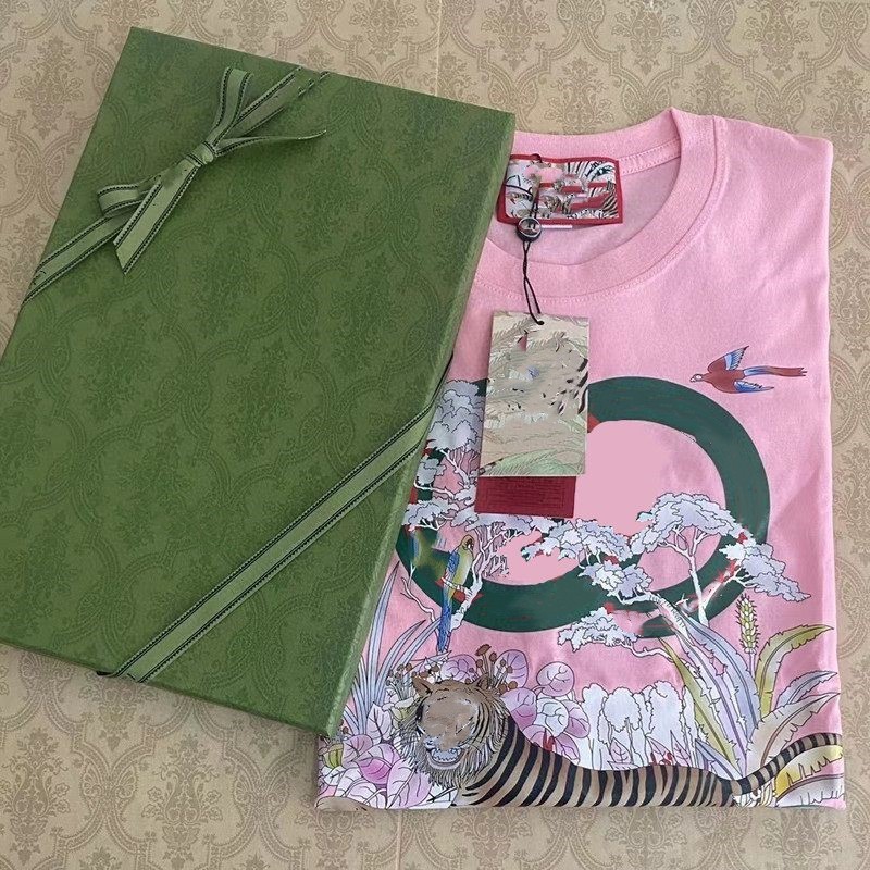 

5A Men's T-Shirts Fashion Designer Women's Cotton Luxury T-Shirt Short Sleeve Printed Shirt Top Loose Round Neck Top, 11