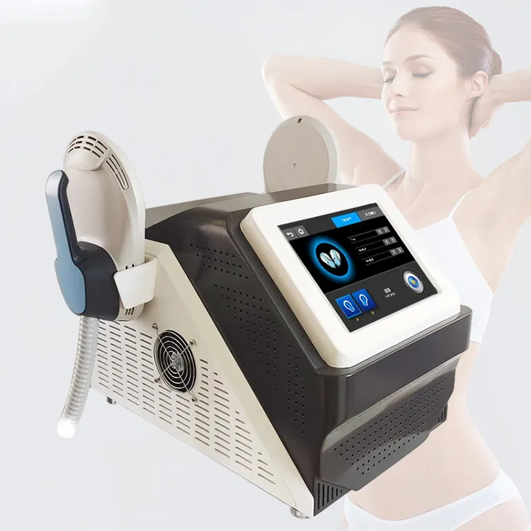 

EM Slim Body Slimming Machine with 2 Hnadles No Pain Muscle Stimulator Body Contouring Equipment Burn Fat 7 Tesla Hiemt System