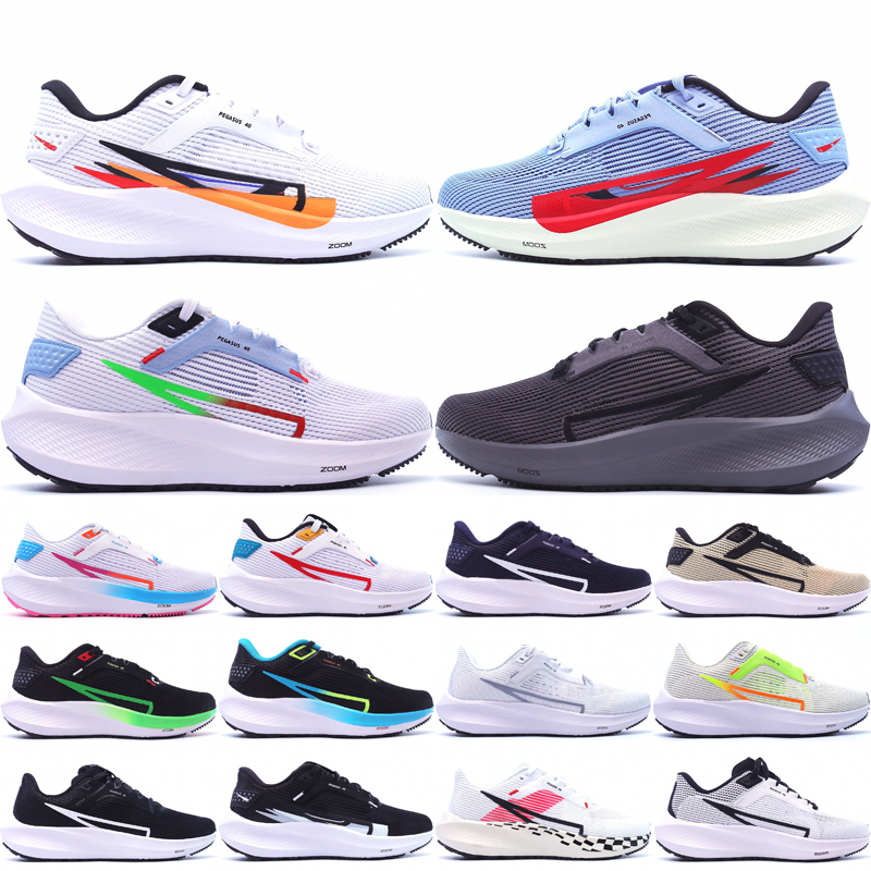 

Shoes Running Pegasus 40 Premum Men Women 40s Designer White Metallic Silver Coconut Milk Lime Midnight Navy Outdoor Sports Sneakers Size 36-45, #12