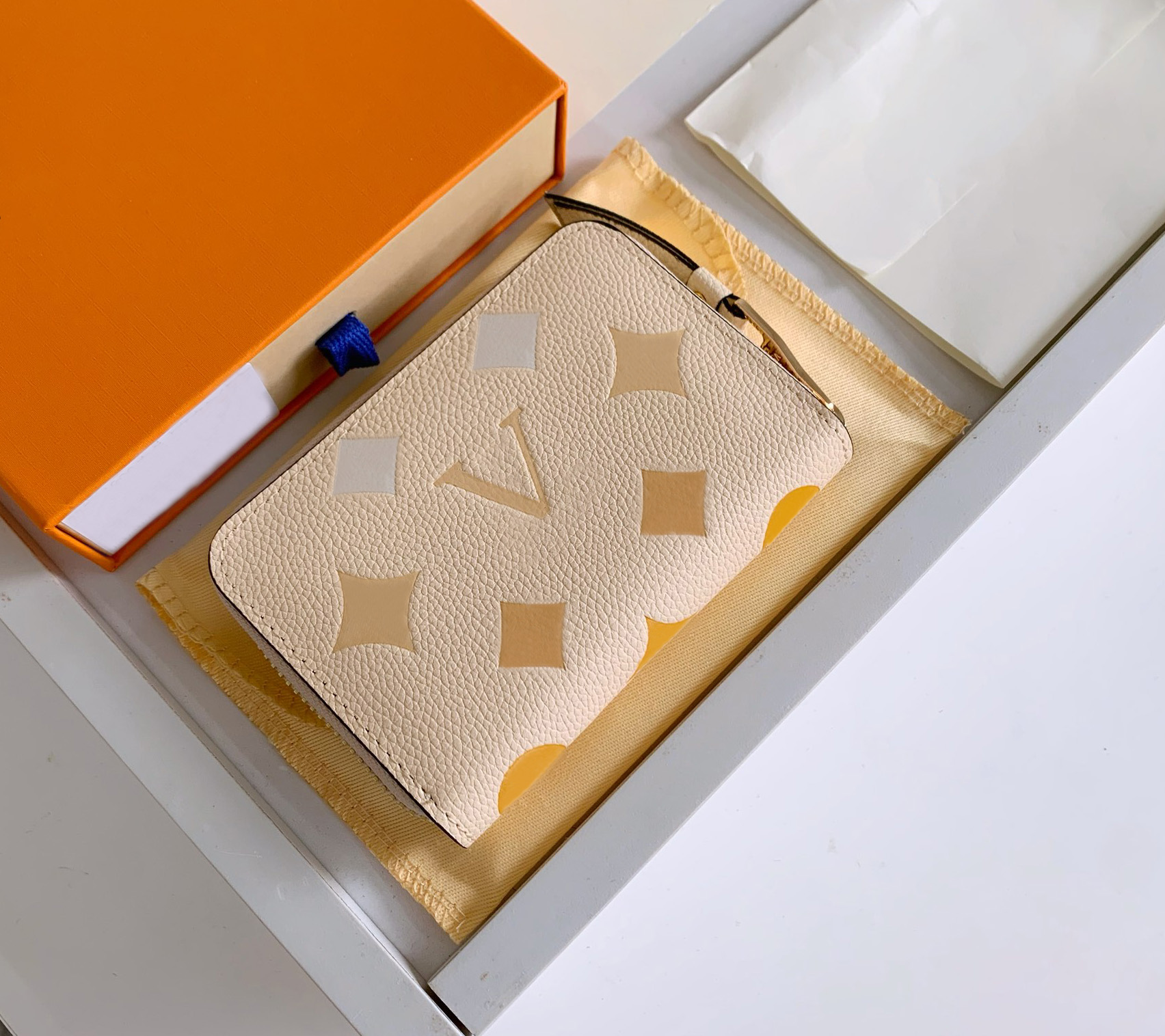 

Designer women wallets luxury zipper purses embossed flowers letters Empreinte short credit card holder ladies fashion money clutch bags with box high-quality, 80408#embossed monogrames