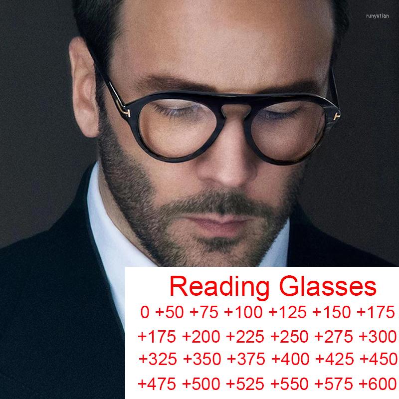 

Sunglasses Designer Luxury Reading Glasses Men Women High Quality Spring Hinge Retro Round Eyeglasses Optical Blue Light Computer Eyewear