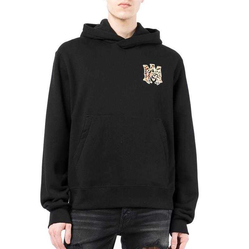 

Designer Clothing Sweatshirts Hoodies Amiiri Leopard Letter Hooded Plush Thickened Large Fashion Brand Pullover Coat High Street Autumn Winter Men Women, Shipping fee