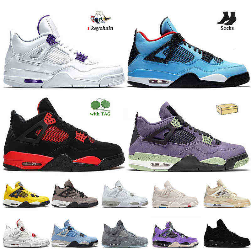 

Designer Mens Basketball Shoes With Box Jumpman 4 4s Red Thunder Canyon Purple Black Cat Sail White Oreo University Blue Infrared Women Men, C18 gs motorsport 36-47