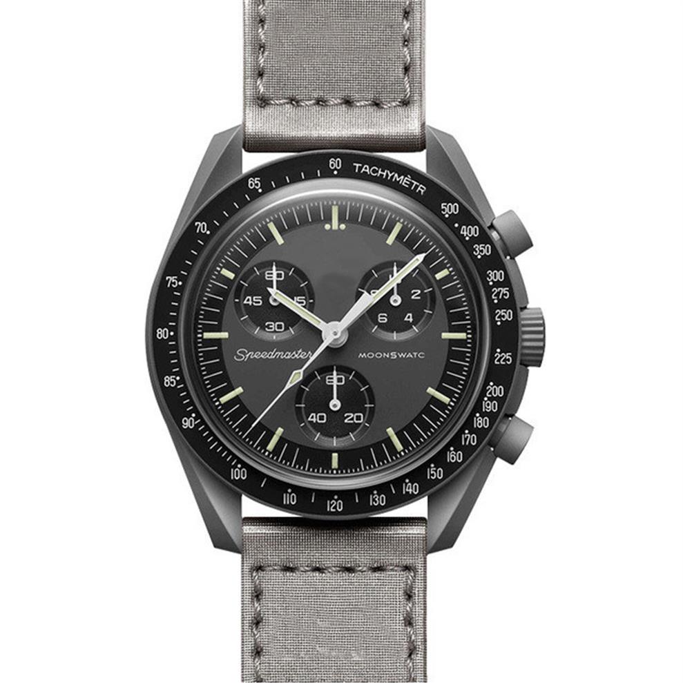 

moonswatch Bioceramic Planet Moon Men's Watches Full Function Quarz Chronograph designer Watch Mission To Mercury 42mm Luxury3100