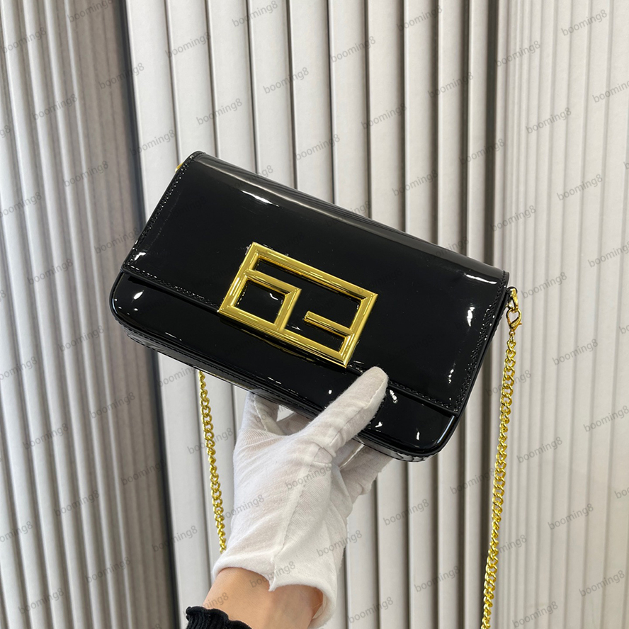 

Designer handbag Women's handbag Classic French stick shoulder bag Letter underarm wallet Leather letter Chain crossbody bag, Box