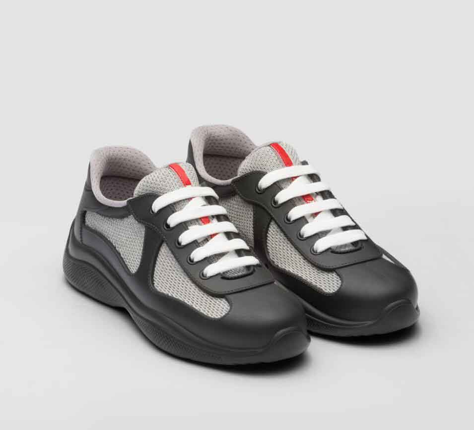 

Luxury Men casual shoes platform sneaker America's cup soft rubber and bike fabric sneakers summer mesh and leathers low top outdoor trainers 38-46Box, 12