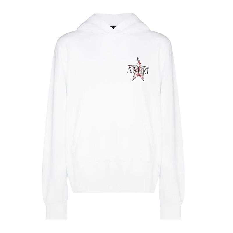 

Designer Clothing Sweatshirts Hoodies Amiiri Flower Star Hooded Plush Thickened Oversize Fashion Brand Pullover Coat High Street Fashion Autumn Winter Couple, Shipping fee