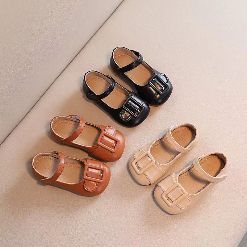 

Sneakers Kids Shoes Children Casual Footwear Single Spring Autumn Girls Leather Fashion Soft Sole Princess E5961, C3