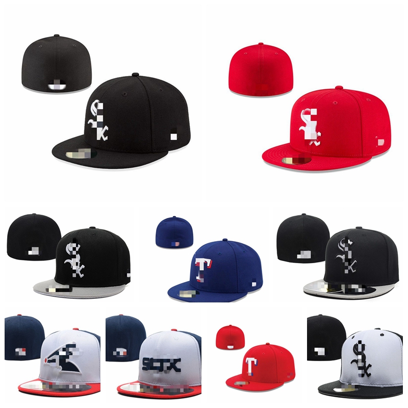 

Design Men's Foot Ball Fitted Hats Fashion Hip Hop Sport On Field Football Full Closed Design Caps Cheap Men's Women's Cap Mix H5, #7
