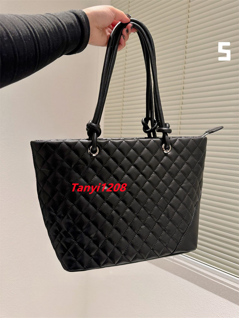 

Fashion Lady Totes Designer Handbag Women's Shoulder Bags Popular Luxuries Designers Women Black Tote Bag Casual Luxury Handbags Large Capacity Genuine Leather