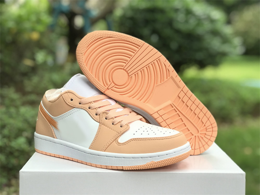 

Shoes Handmade Jumpman 1 Sunset Haze Men Women Low 1s Bright Citrus White Dc0774-801 Outdoor Sports Sneaker, #1