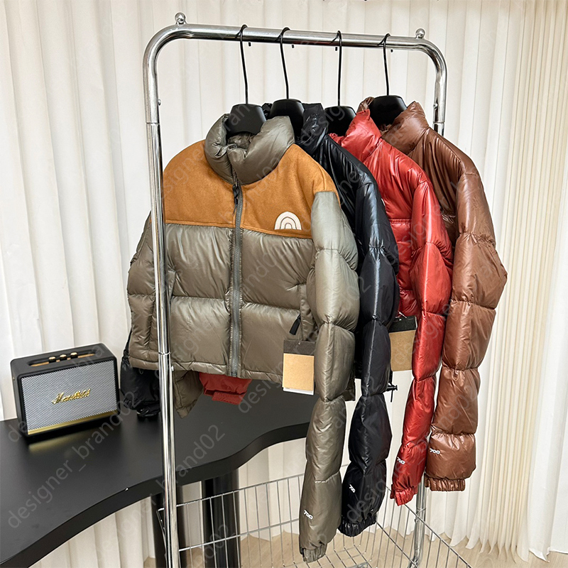 womens puffer jacket designer parkas short white duck down jacket winter warm zipper coat womens clothing sl-image-922969538