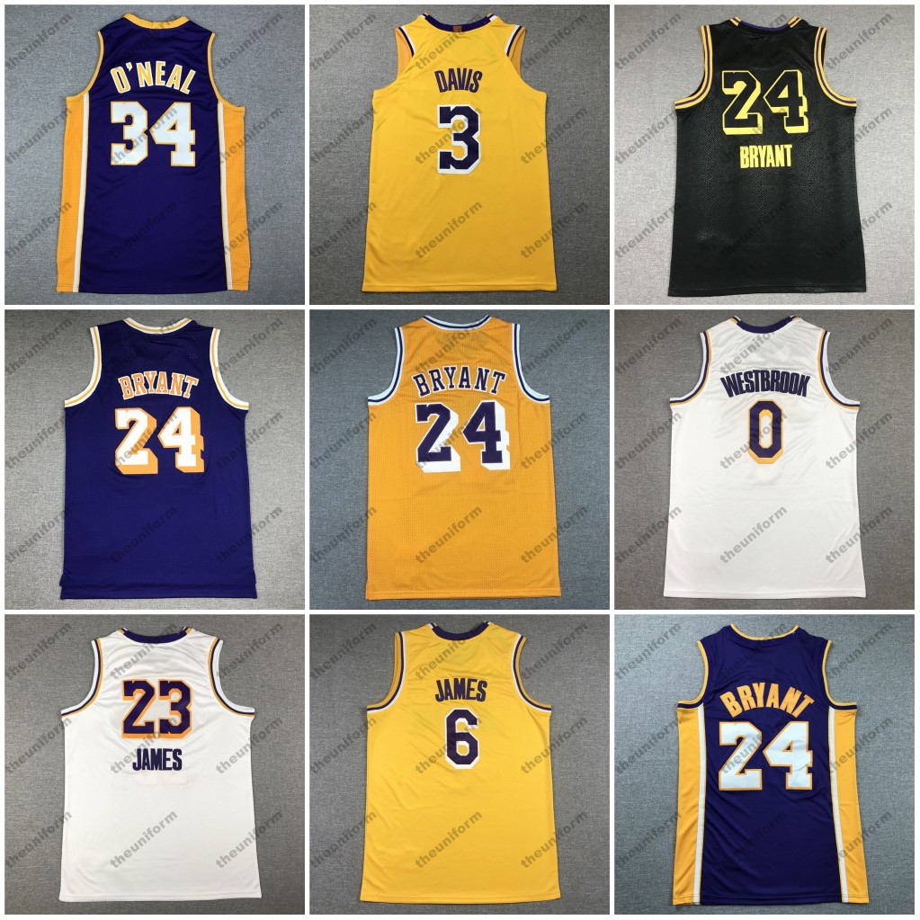

Mens Basketball Jersey Westbrook Bryant Outdoors James Davis O'Neal Multi-person Movement Jerseys, Color 10