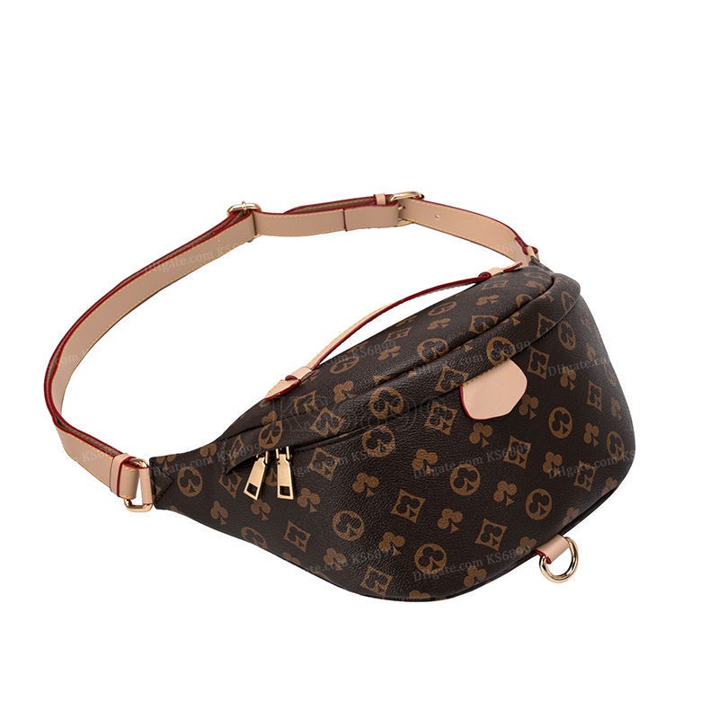 Sacs de taille de designer de qualité supérieure Femme Bumbag Cross Body Men Femmes Sac épaule Sac dames Belt Wallet Luxurys Bum Unisexe 2 Style