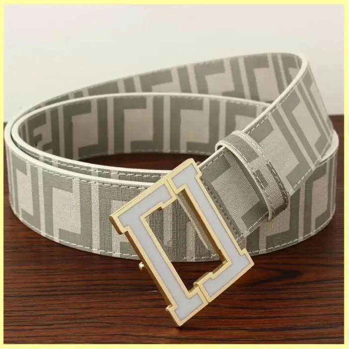 

Genuine Leather Belt Men Width 4.0cm Fashion Designer Belts Mens Black Buckle Letter Waistband Cintura Ceintures F Belt For Women Gurte, As pics