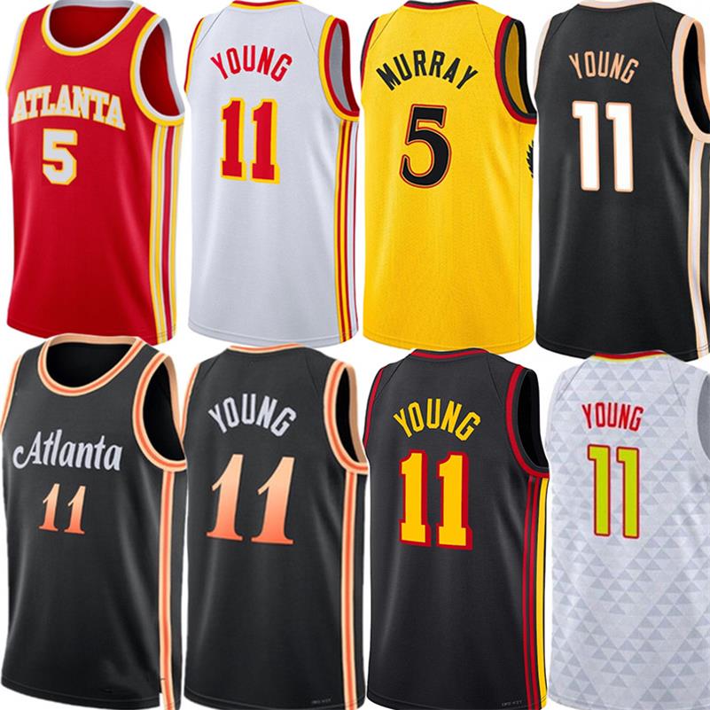 

Trae 11 Young Atlan Hawk Basketball Jerseys Dejounte Murray City Jersey John Collins Jersey Clint Capela Onyeka Okongwu Bogdan Bogdanovic De Andre Hunter AJ Griffin, Colour 12