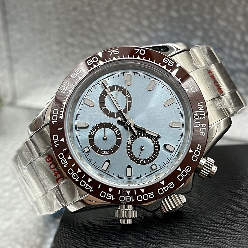 

U1 hot sell Gold Watches mens watch luxury high quality AAA designer roles writwatches Ceramic bezel Rubber strap Waterproof sapphire with box