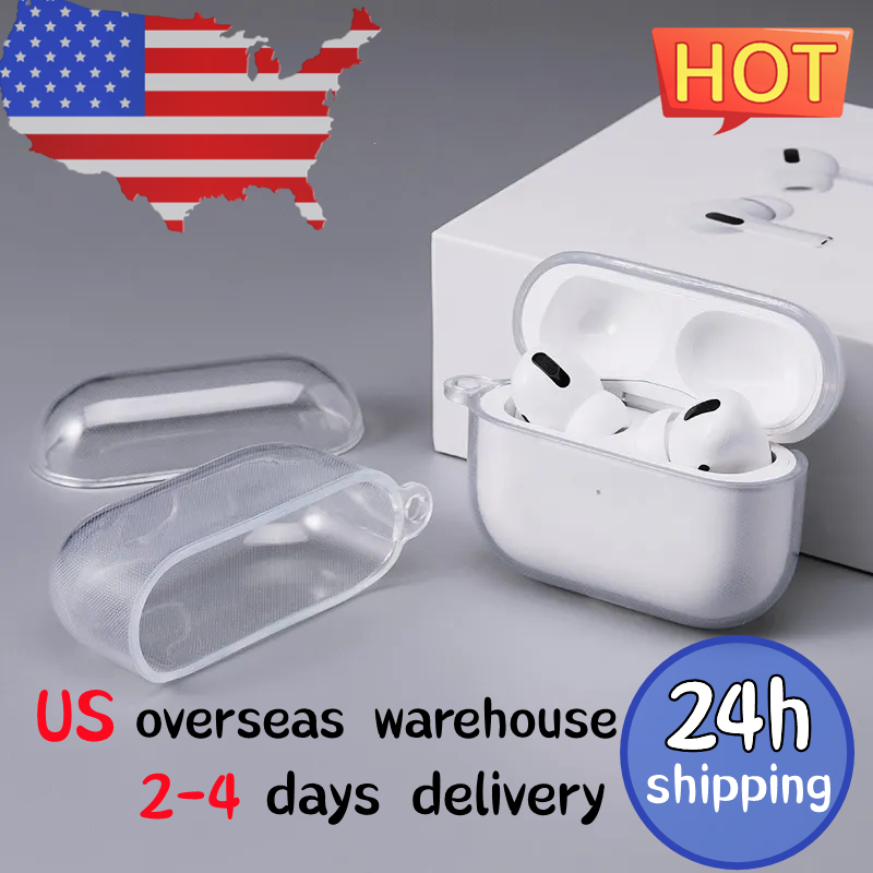 

For Airpods pro 2 Earphones Accessories Apple airpods 3 Gen Protective Cover Wireless Bluetooth Earphones White PC Hard Shell Headphone Protecter