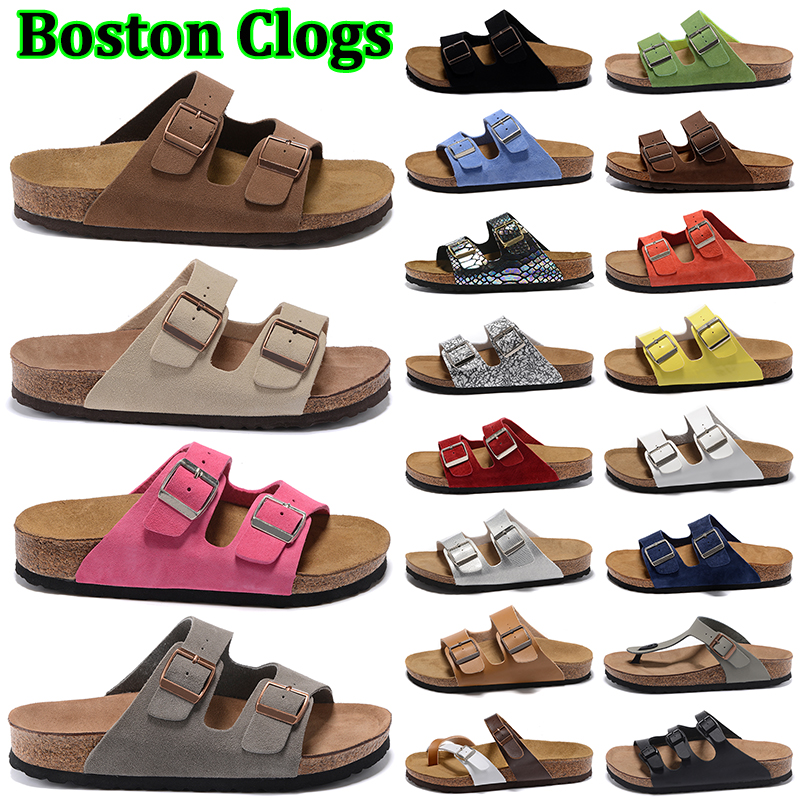 

Birkenstocks clog boston clogs classic slippers designer slides arizona sandal men women sliders sandals slide suede snake leather slipper buckle strap shoes, Reverse brazil
