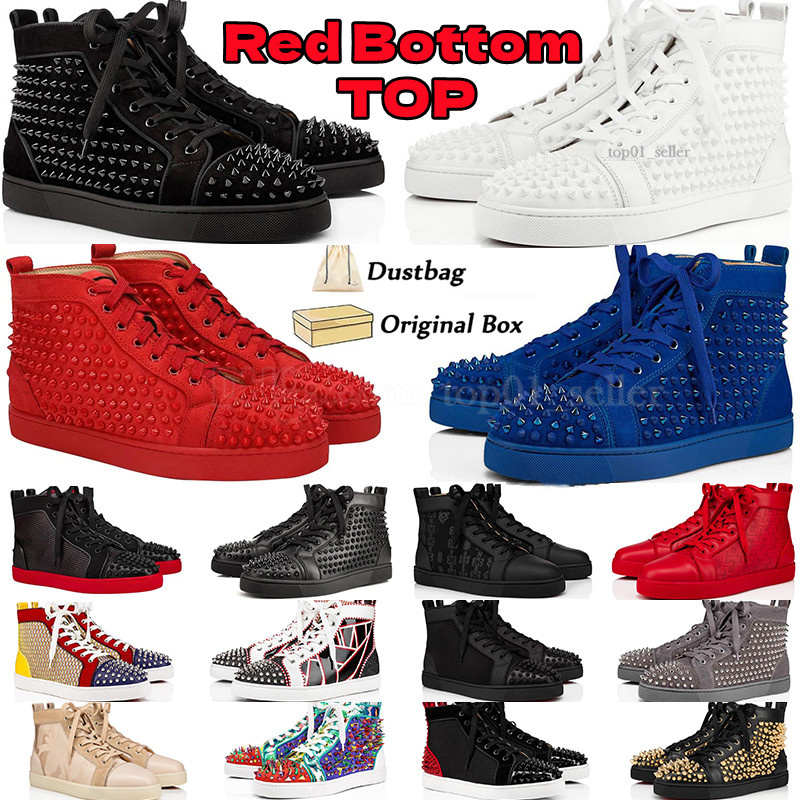 

Designer with box red bottoms Casual shoes for men women sneakers platform flat shoe fashion luxury loafers vintage Red bottom trainers Sneakers Trainers Eur 36-47, 14