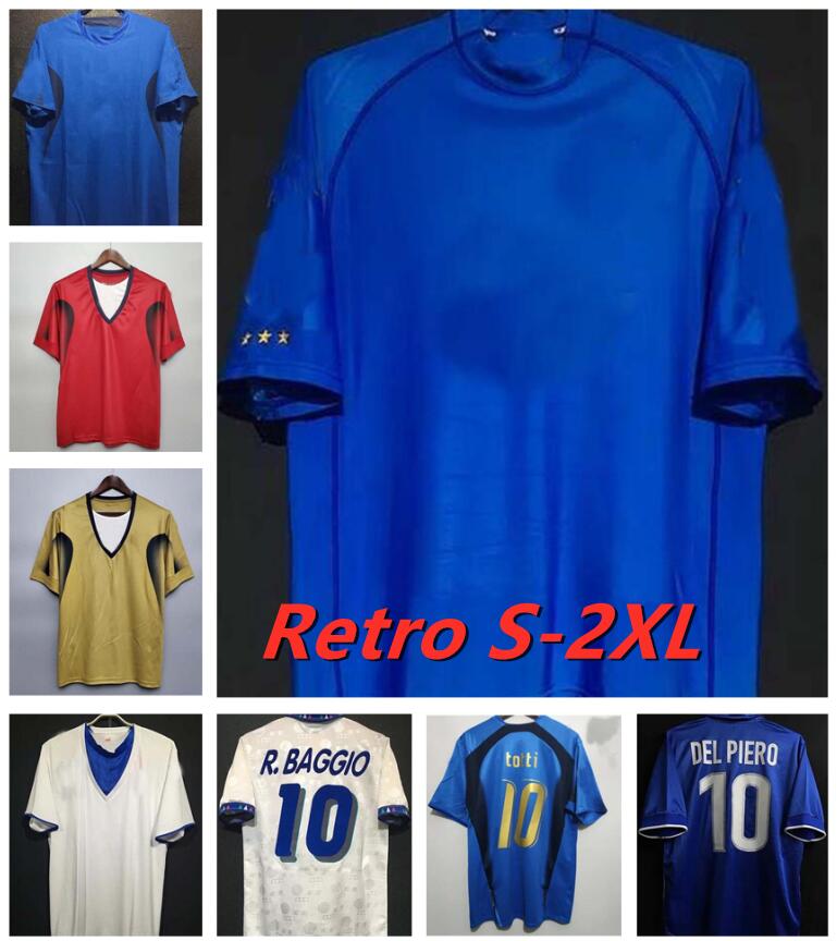 

1998 1982 Retro 1990 1996 1994 2000 FOOTBALL SOCCER JERSEY Maldini Baggio ROSSI Schillaci Totti Del Piero 2006 Pirlo Inzaghi buffon Cannavaro Materazzi Nesta Italys, 2006 gk