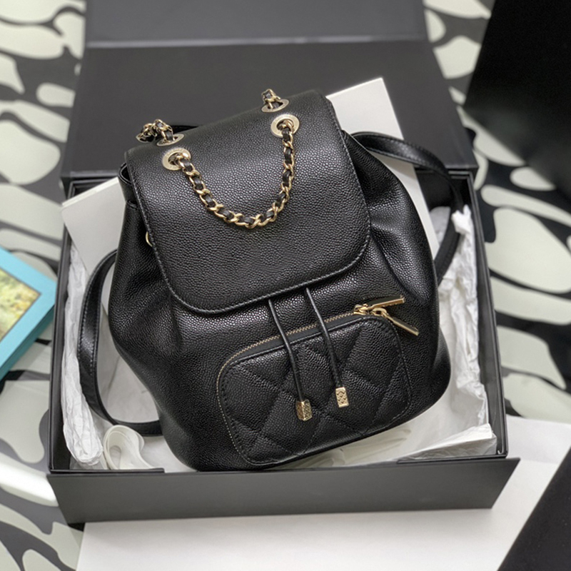 

Luxury Backpack Designer Shoulder Bag 20CM Genuine Leather Handbag High Imitation Woman Bag With Box ZC138