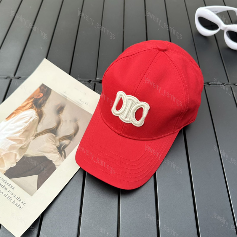 Fashion Baseball Cap Mens Designer Hat C Women Fitted Hats Snapback Sunshade Sport Embroidery Casquette Beach Luxury Sunhats Red Pink Gorr Casque-image-861481534