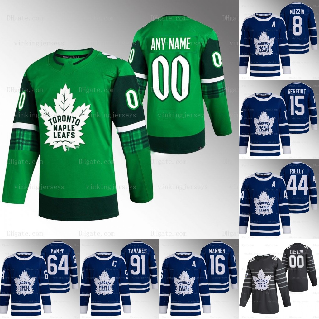 

Toronto 2023 Maple Leafs Hockey jersey William Nylander Jordie Benn Auston Matthews Alexander Kerfoot Jake Muzzin Justin Holl Zach Aston-Reese Rasmus Sandin, Grey