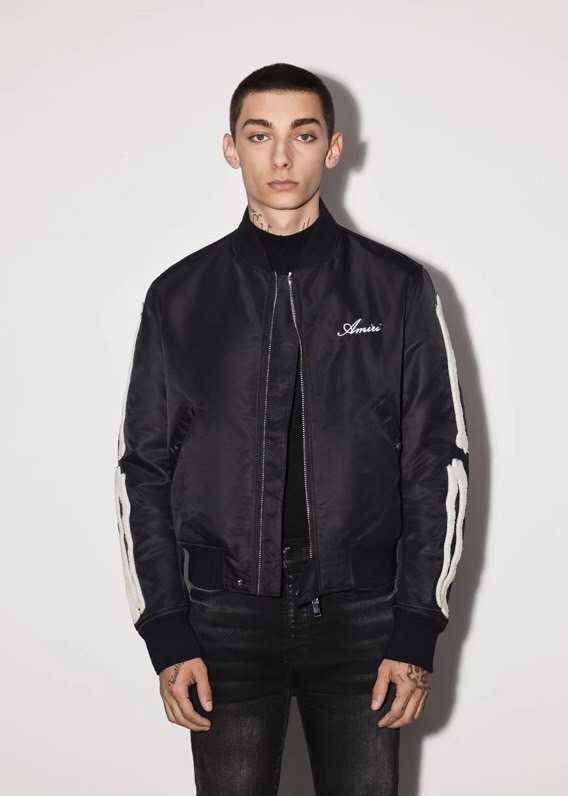 

Designer Clothing Casual Coats Amiiri 2023 Spring Autumn New Trench Bone Zipper Fashion Warm Coat Jacket Unisex Black Denim Outerwear windbreaker, Shipping fee