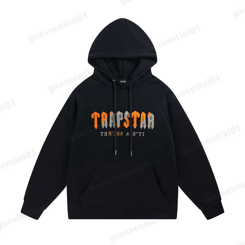 

Trapstar London Hoodies Men Woman Street Trends Yellow Gray Gradient Towel Embroidery Pullovers Fleece Hoody Sweatshirts Designers Tracksuits, 41