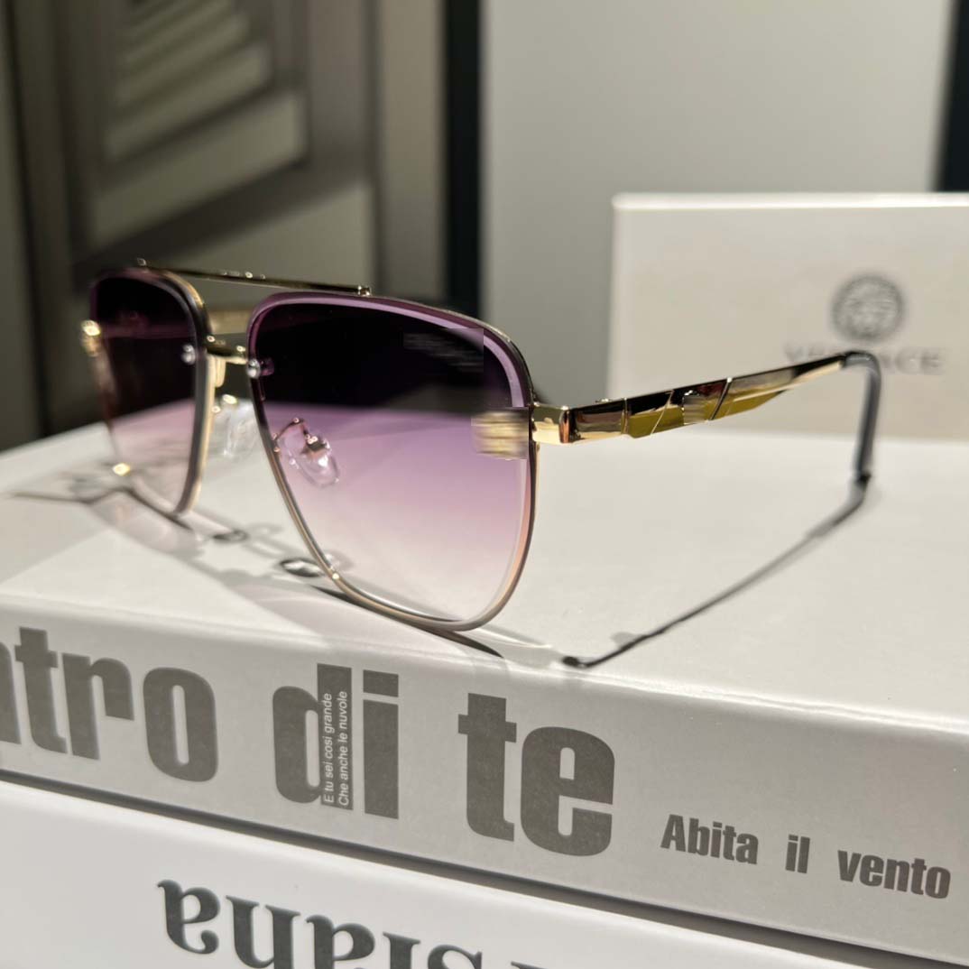 

vercace 8409 with box Polarized sunglasses UV400 Photochromic plank resin lenses Sun protection Driving Travel Sports