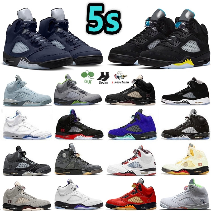 

2023 JUMPMAN 5 Craft Mens Basketball Shoes Aqua UNC 5s DJ Khaled x We The Bests Crimson Bliss Sail Concord White Raging Bull Trainers Racer Blue PSGs, B20 burgundy 40-47